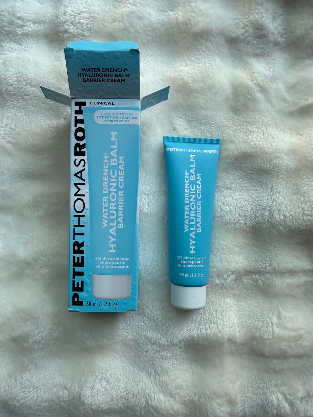Peter Thomas Roth Water Drench Hyaluronic Balm Barrier Cream 1.7 oz 50 mL NEW